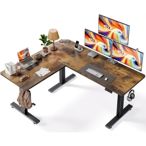 SIAGO L-Shaped Standing Desk, 61